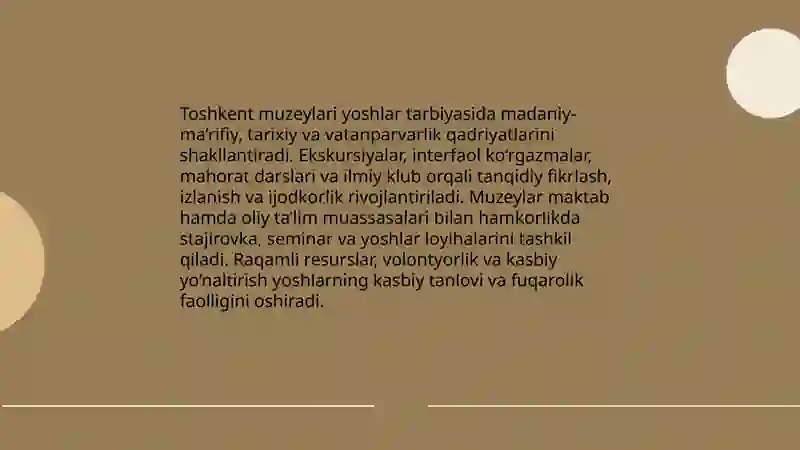 Toshkent Muzeylari 3