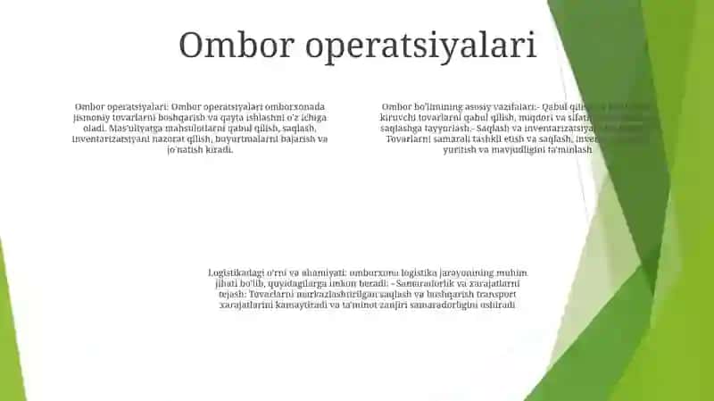 Taqsimot BoʻLimining Asosiy Funktsiyalari Va Bu BoʻLim Logistikada Maqsadi Va Vazifalari 3