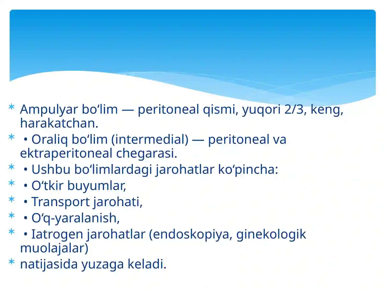 Operativ Xirurgiya va Topografik Anatomiya Kafedrasi 3