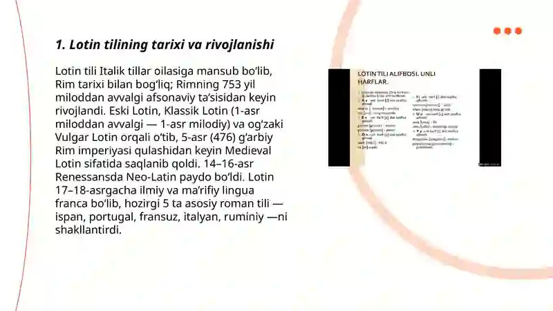 Lotin tili 3