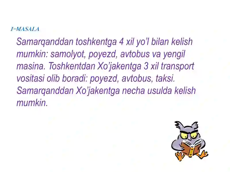 KOMBINATORIKA ELEMENTLARI 3