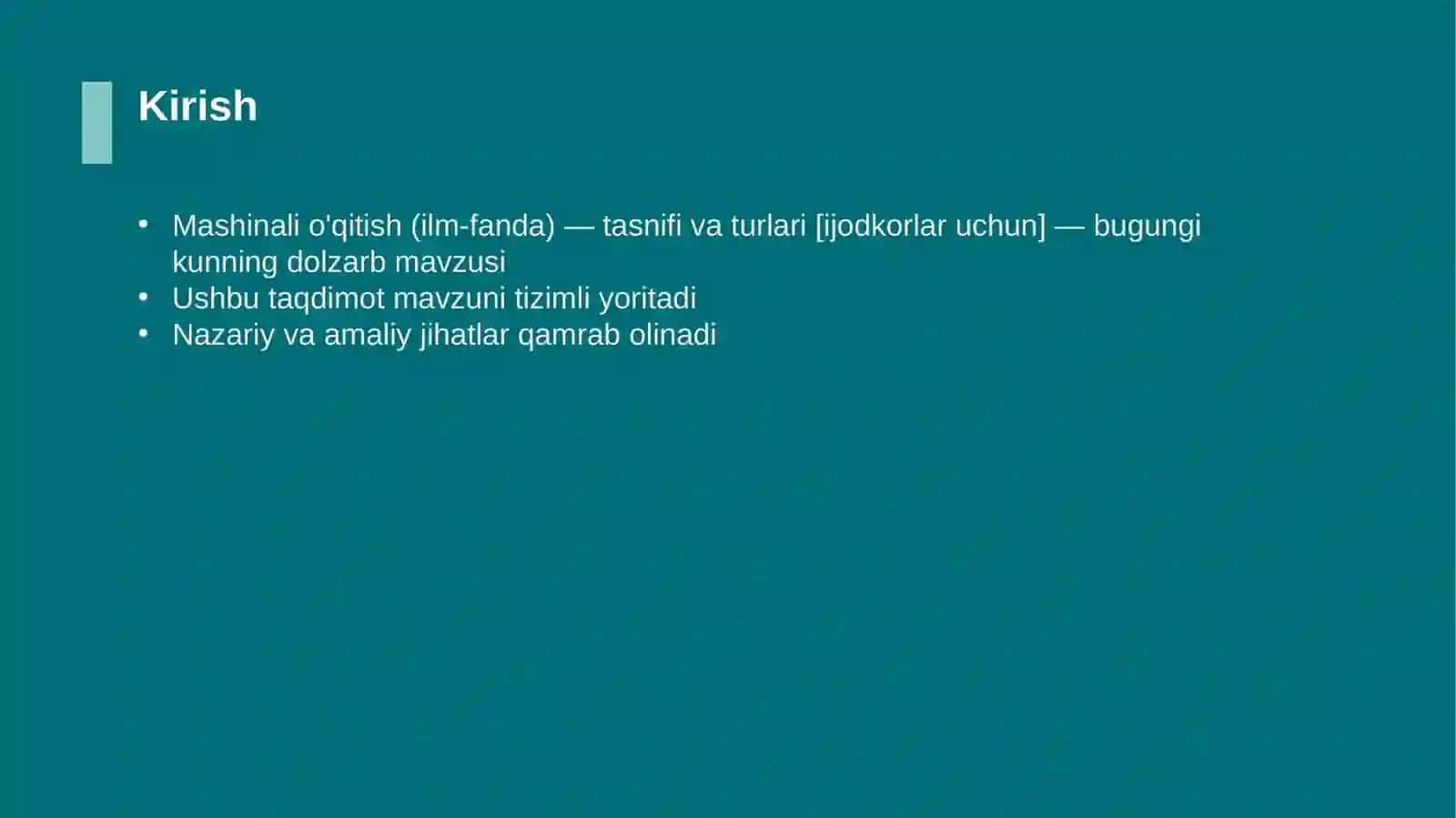 Mashinali o'qitish (ilm-fanda) — tasnifi va turlari [ijodkorlar uchun] 3