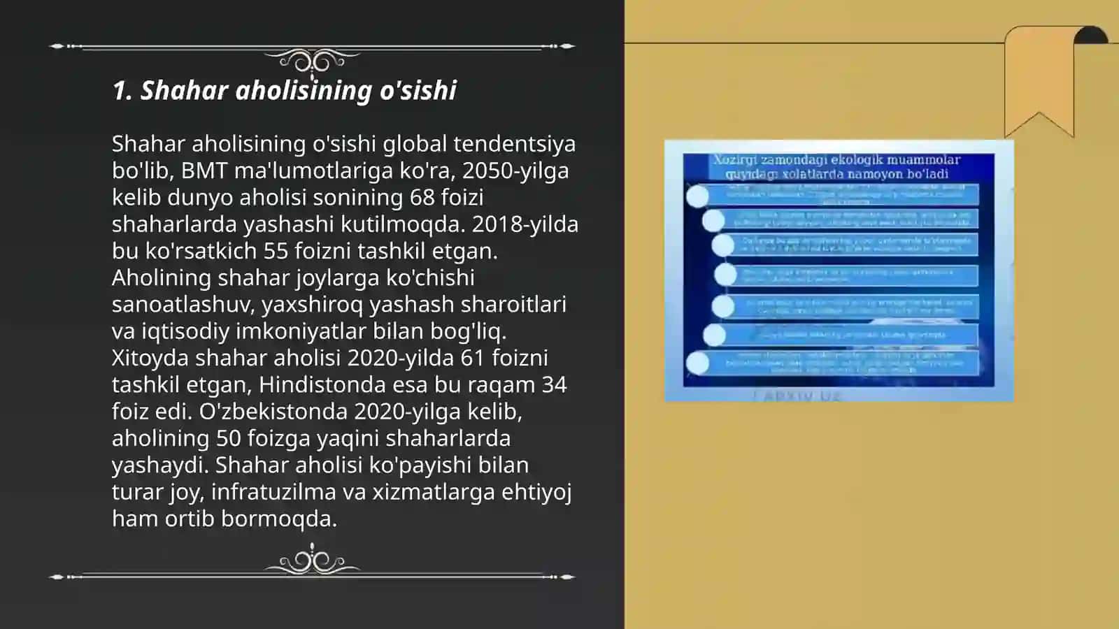 Ekologiya va atrof muhit muhofazasi yoʻnalishi 3