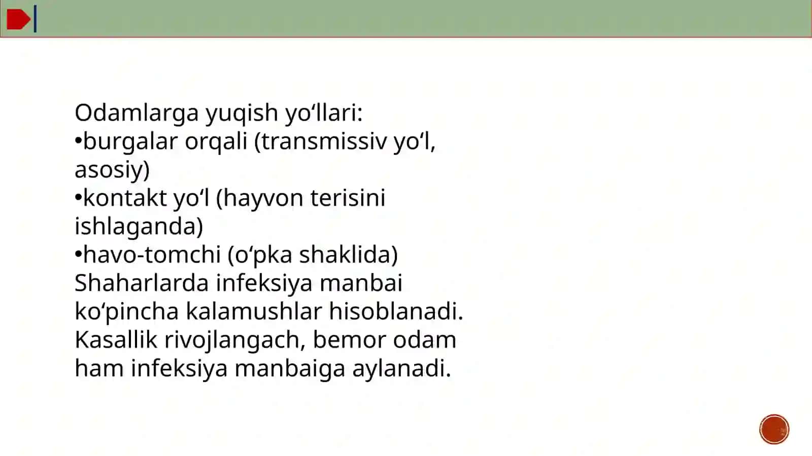 Oʻta havli yuqumli kasallik qoʻzg'atuvchilari O'lat, vabo kuydirgi brutselyoz 3