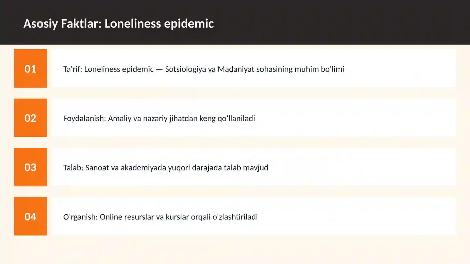 Loneliness epidemic 3