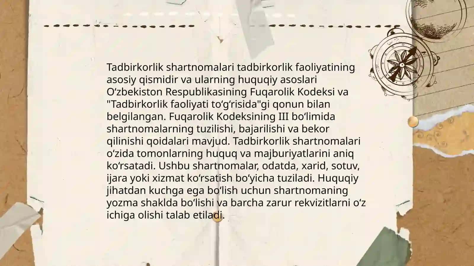 Tadbirkorlik shartnomalari va raqobatning huquqiy taminlanishi 3