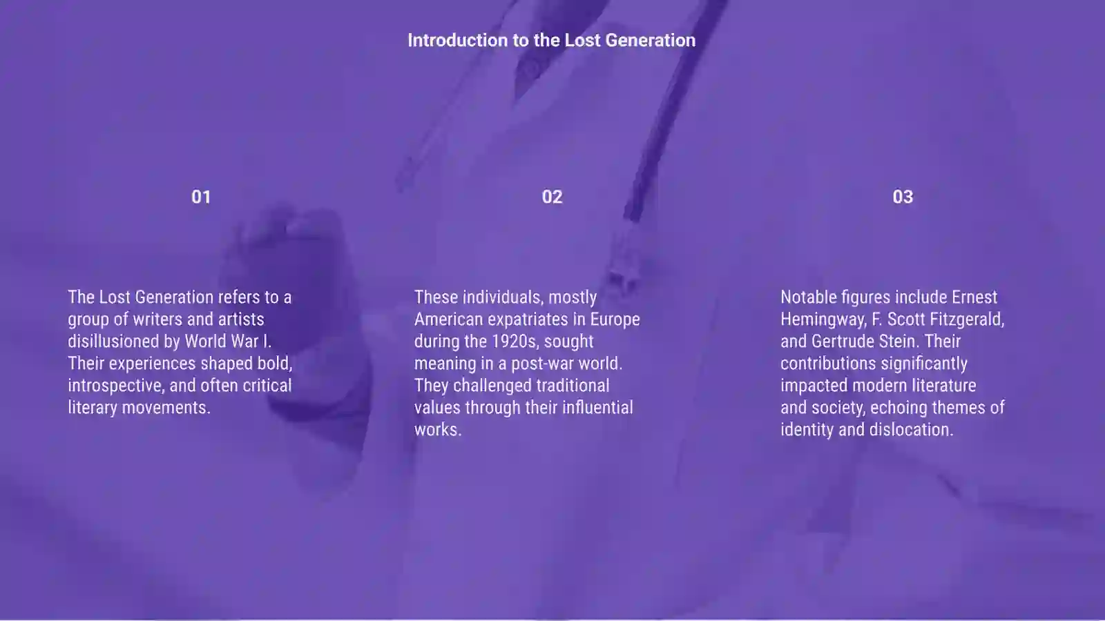 Lost generation 3