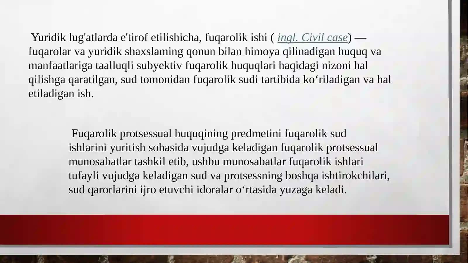 Fuqarolikprotsessualhuquqi 3