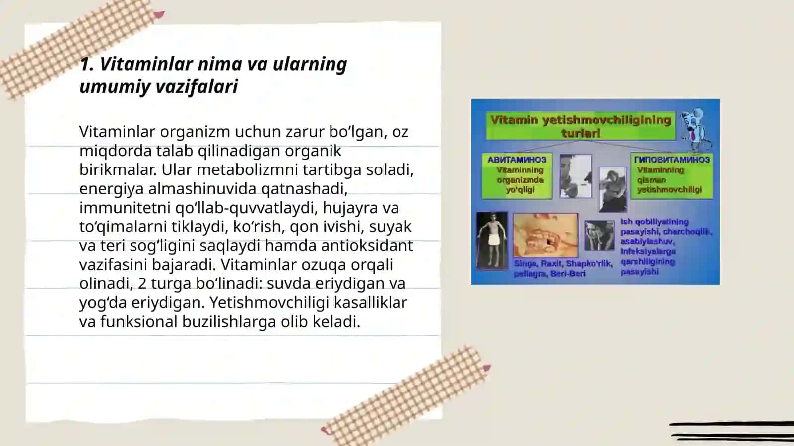 Vitaminlar va ularning ahamiyati 3