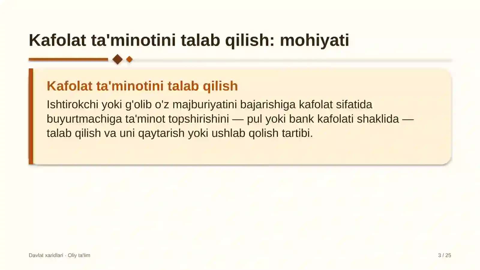 xalqaro tashkilotlarda kafolat ta'minotini talab qilish 7027 3