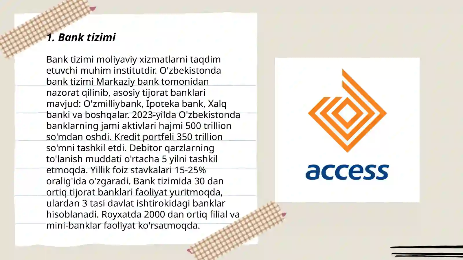 Bank modeli 3