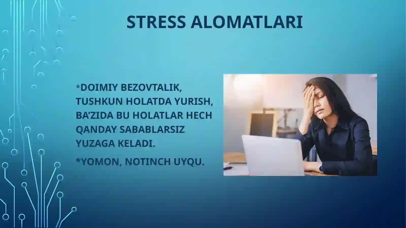 Kasbiy stress 3