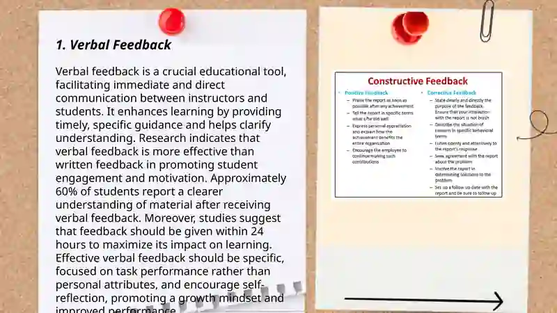 Types of feedback 3