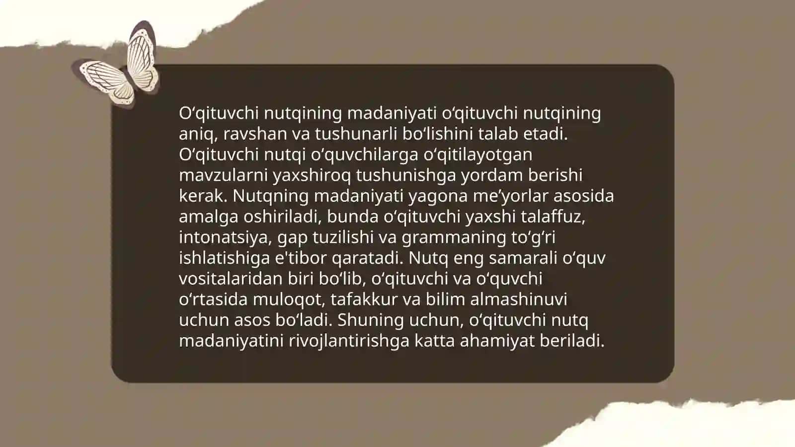 Oʻqituvchi nutqi odobi 3