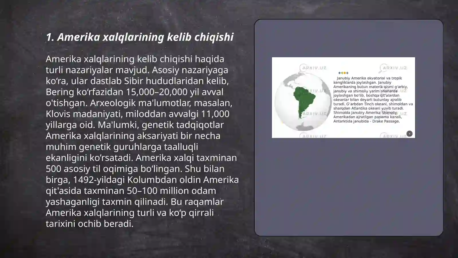 Amerika xalqlari etnologiyasi 3
