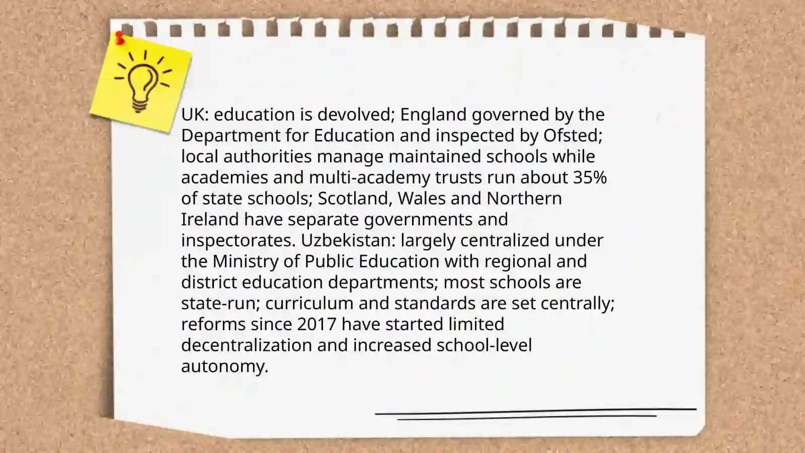 Comparison of Educational Systems of the UK and Uzbekistan 3