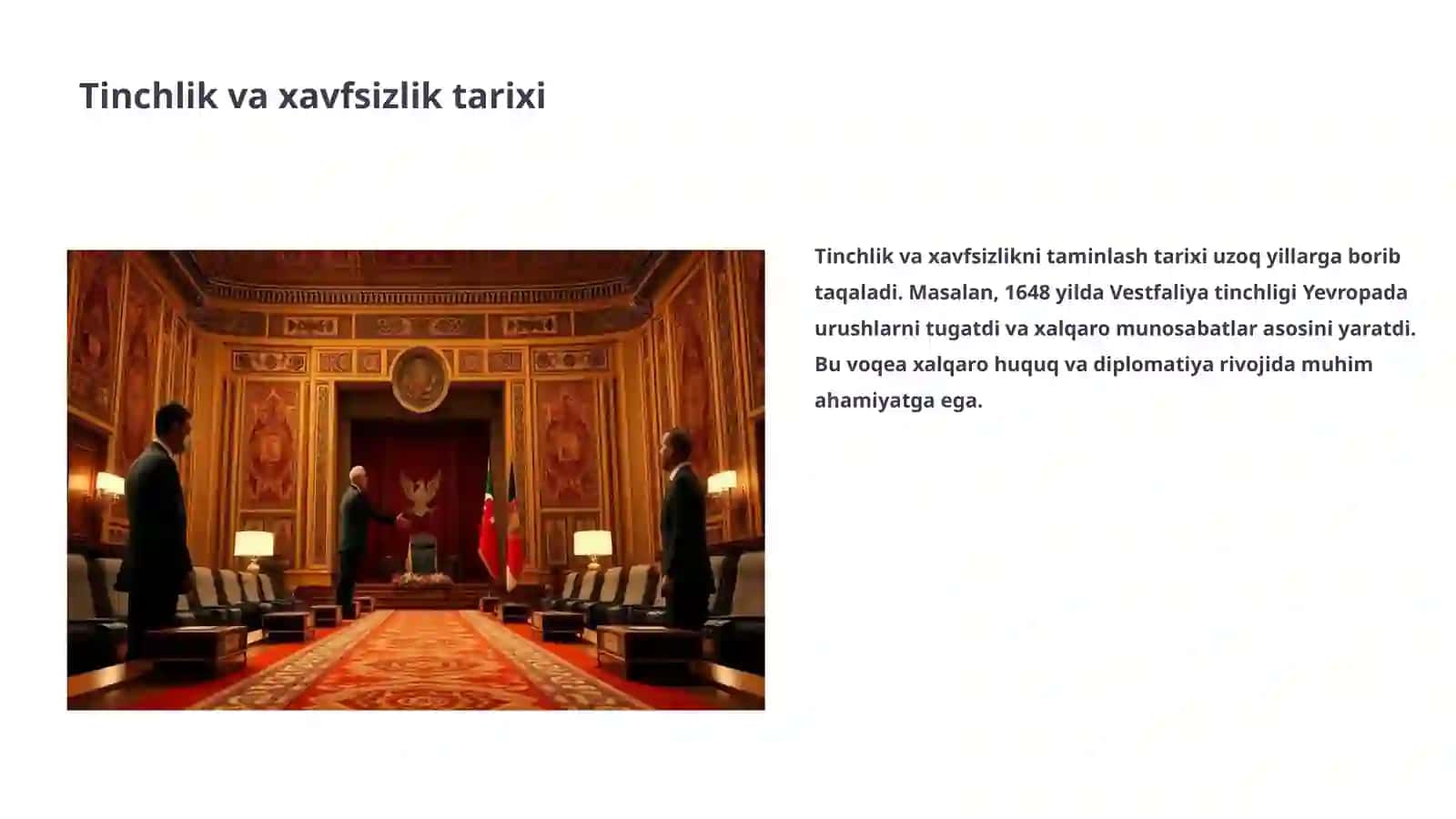 Tinchlik va xavfsizlikni taminlash 3