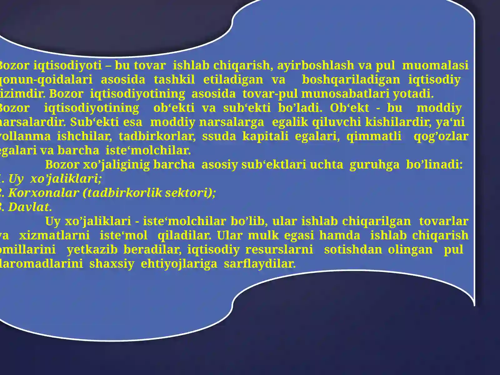 BOZOR MUVOZANATI 3