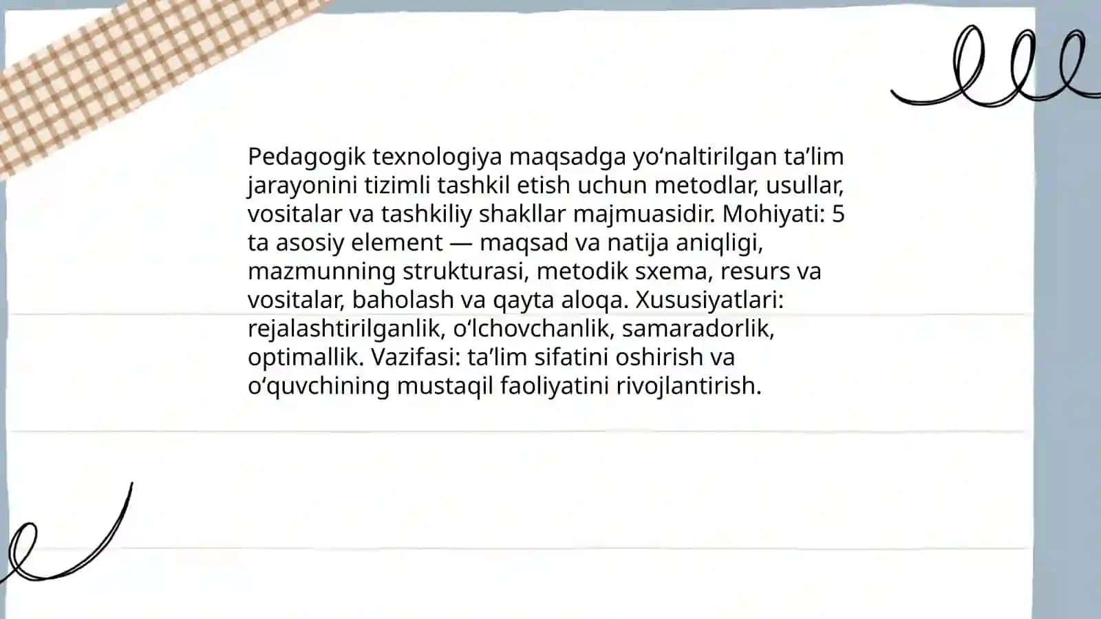 Pedagogik texnologiyaning konseptual asoslari 3