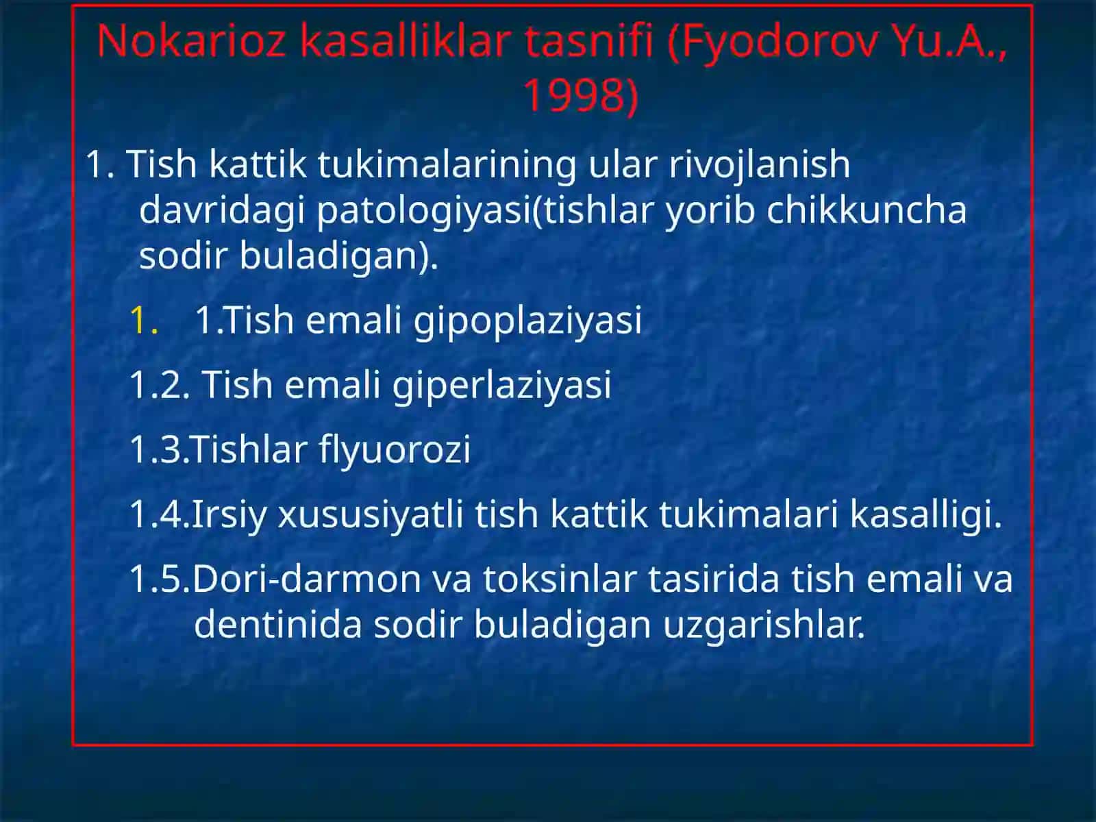 Tish kattik tukimasi nokaries kasalliklari 3
