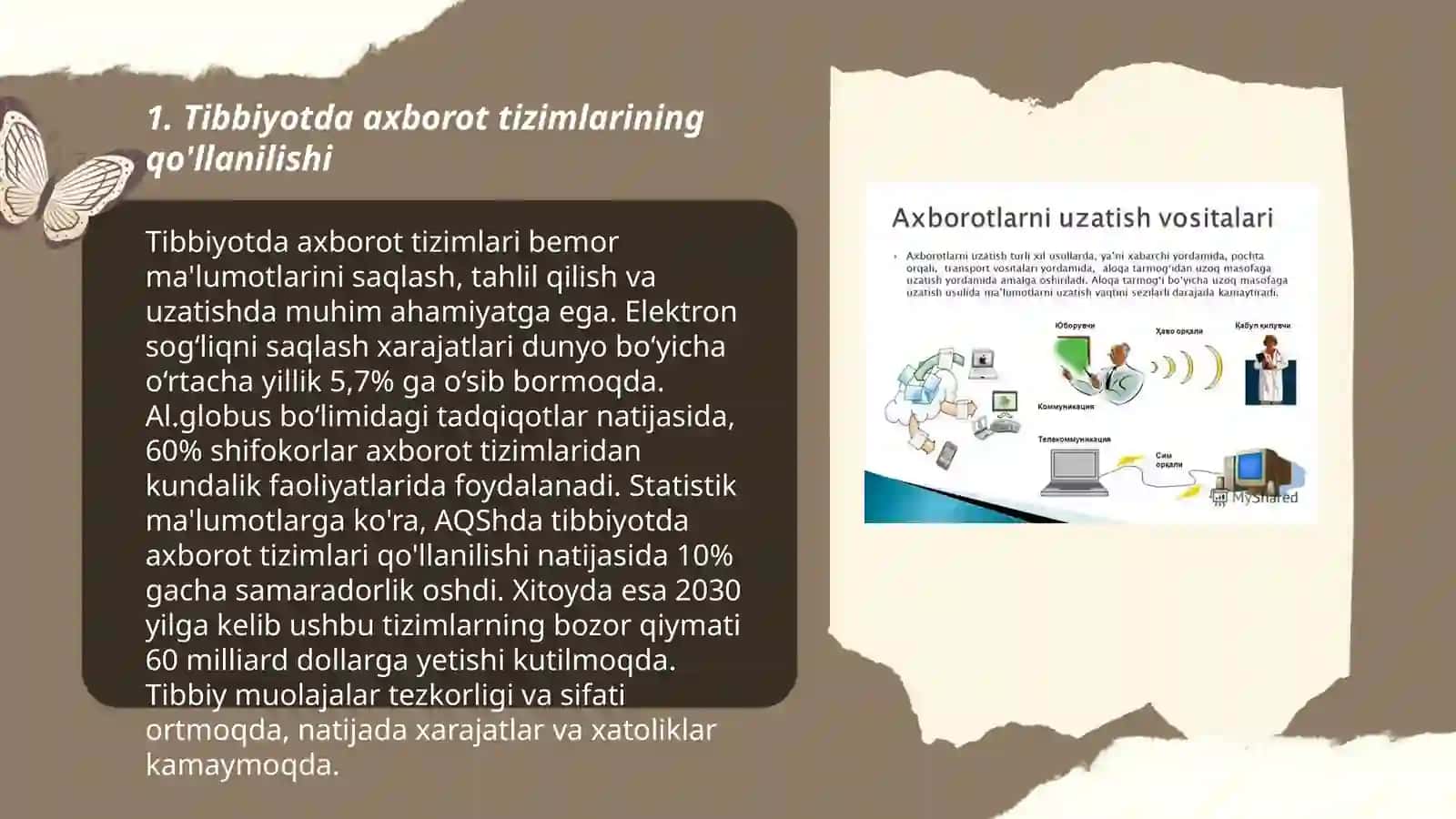 Tibbiyotda axborot tizimlarining qo'llanilishi 3