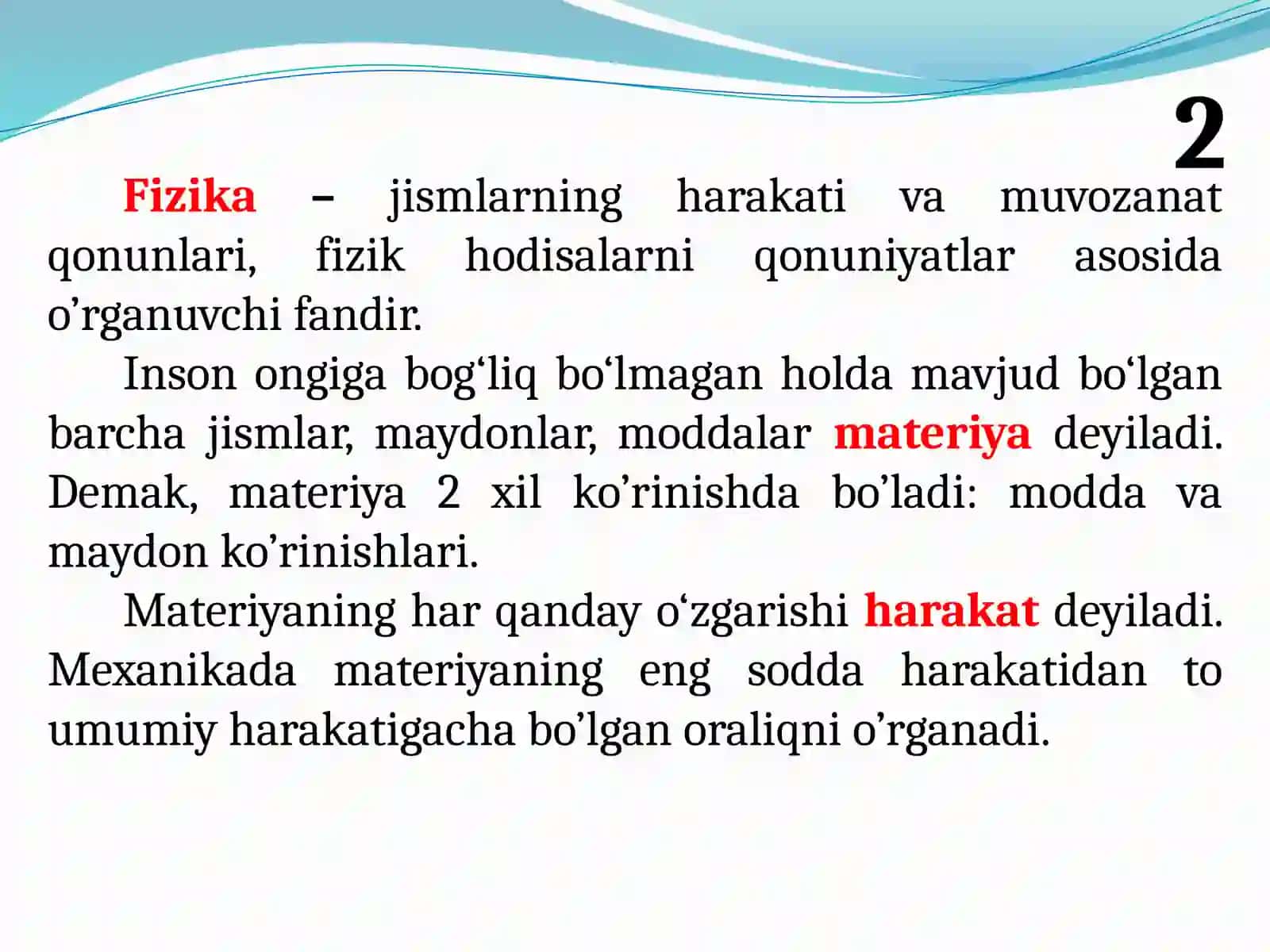 Fizikafanigakirish.Fizikafaniningpredmeti.Kinematikaasoslari 3