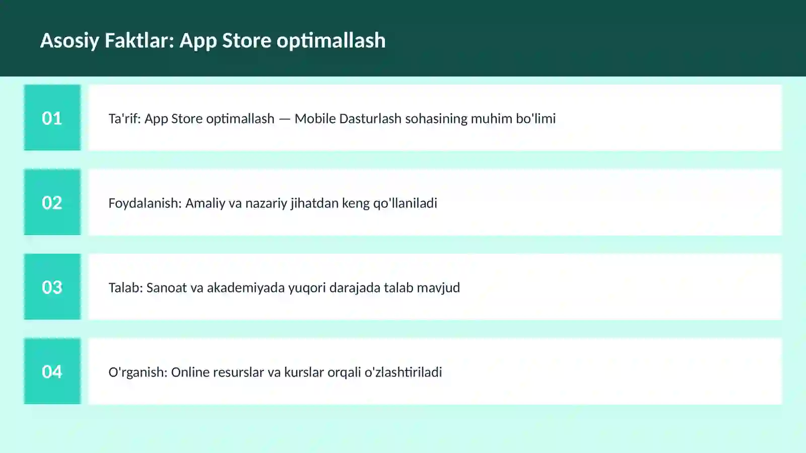 App Store optimallash 3