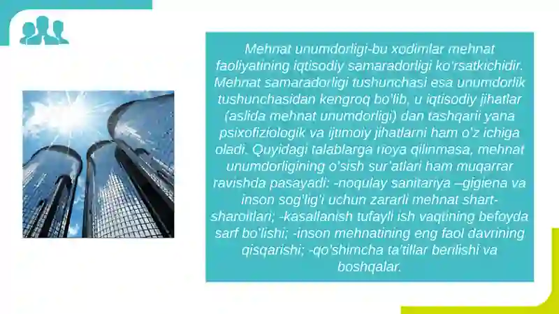 Mehnat unumdorligi 3