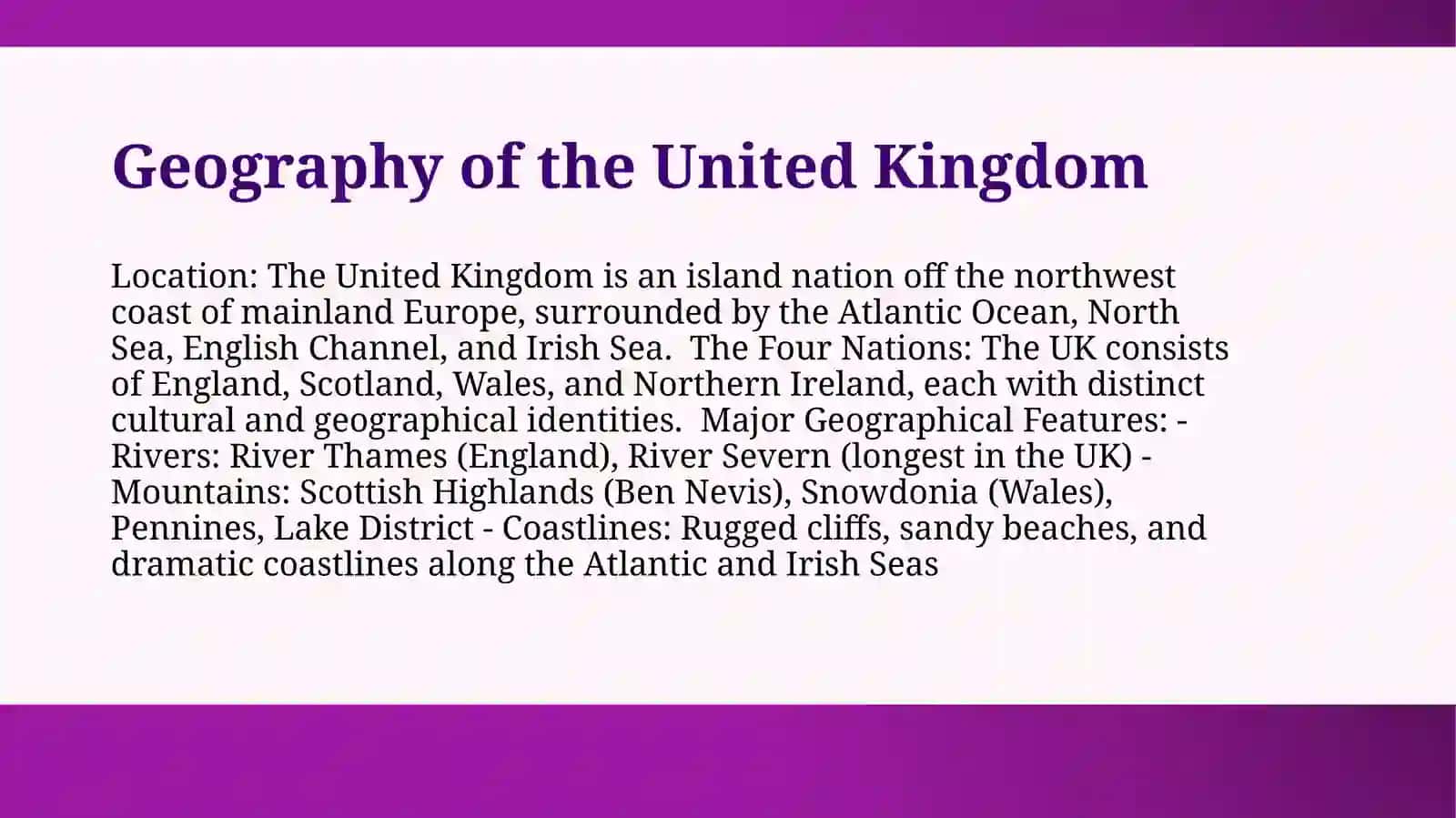 Georaphy of the United Kingdom 3