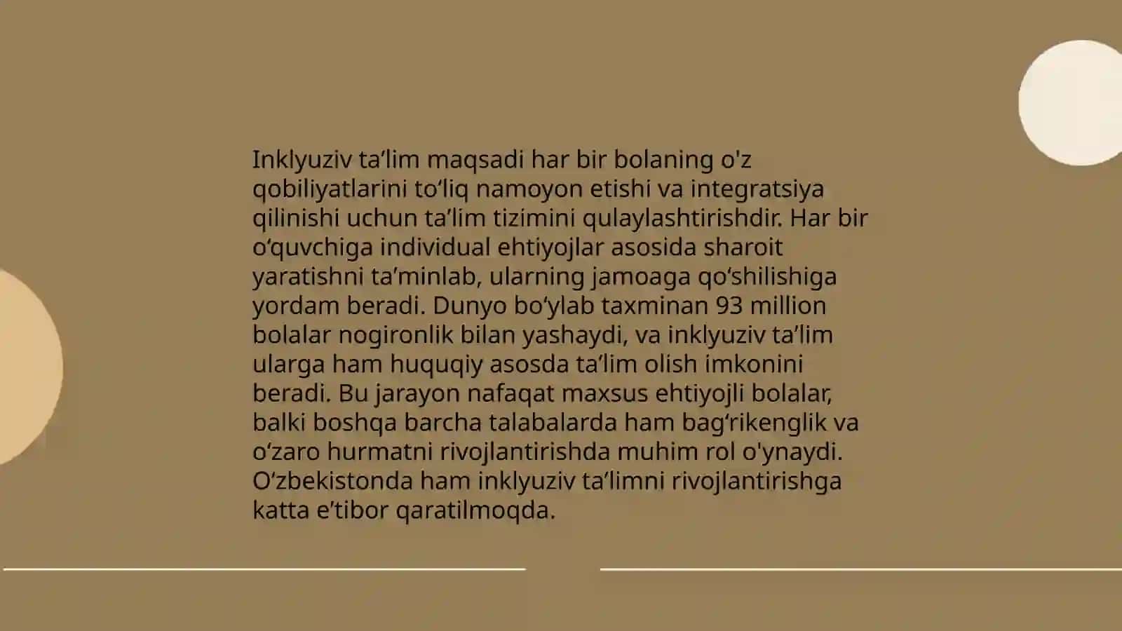 Inklyuziv taʼlim dunyoqarash va taʼlimiy konsepsiya sifatida 3