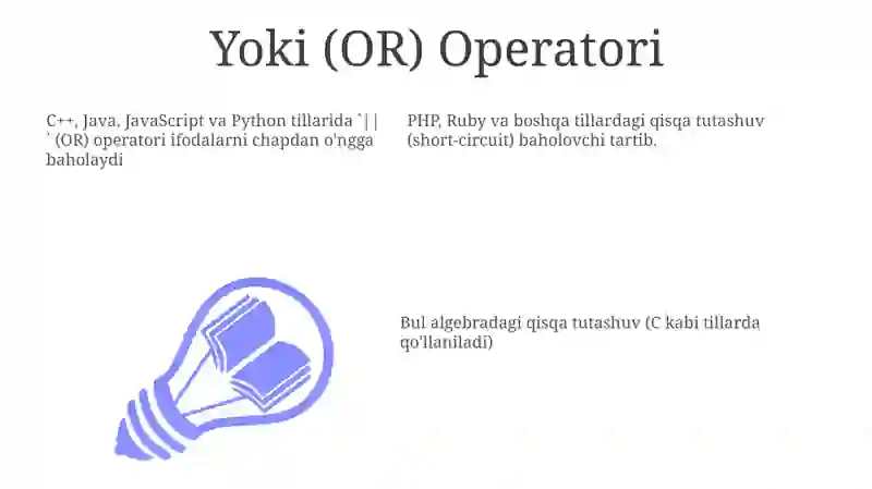 Shart operatori 3