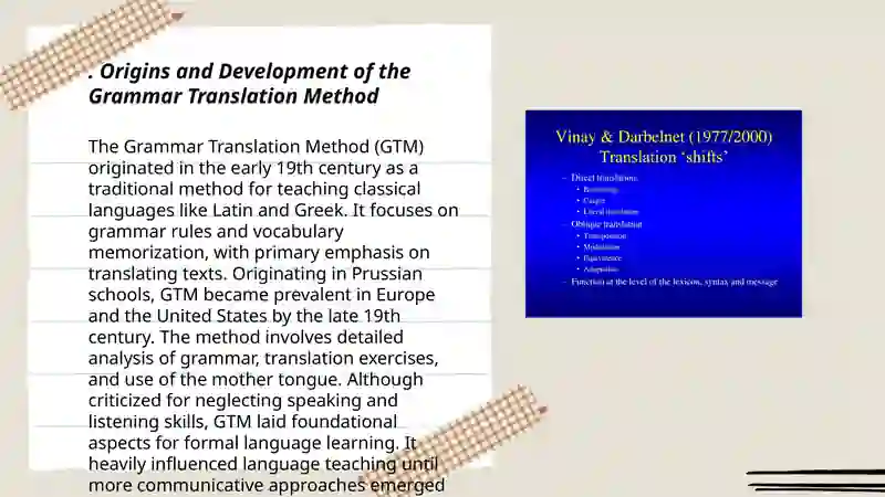 Direct and Grammar Translation Methods 3