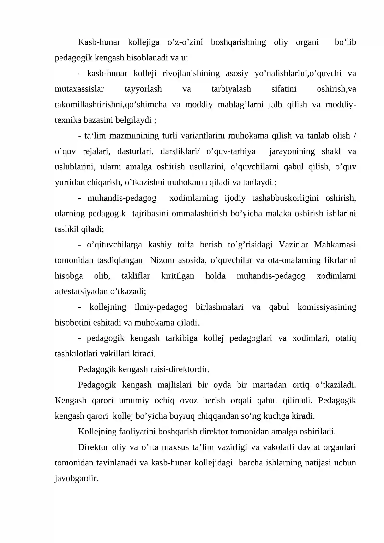 O'rta maxsus, kasb-hunar ta'limi muassasalarini boshqarish 3
