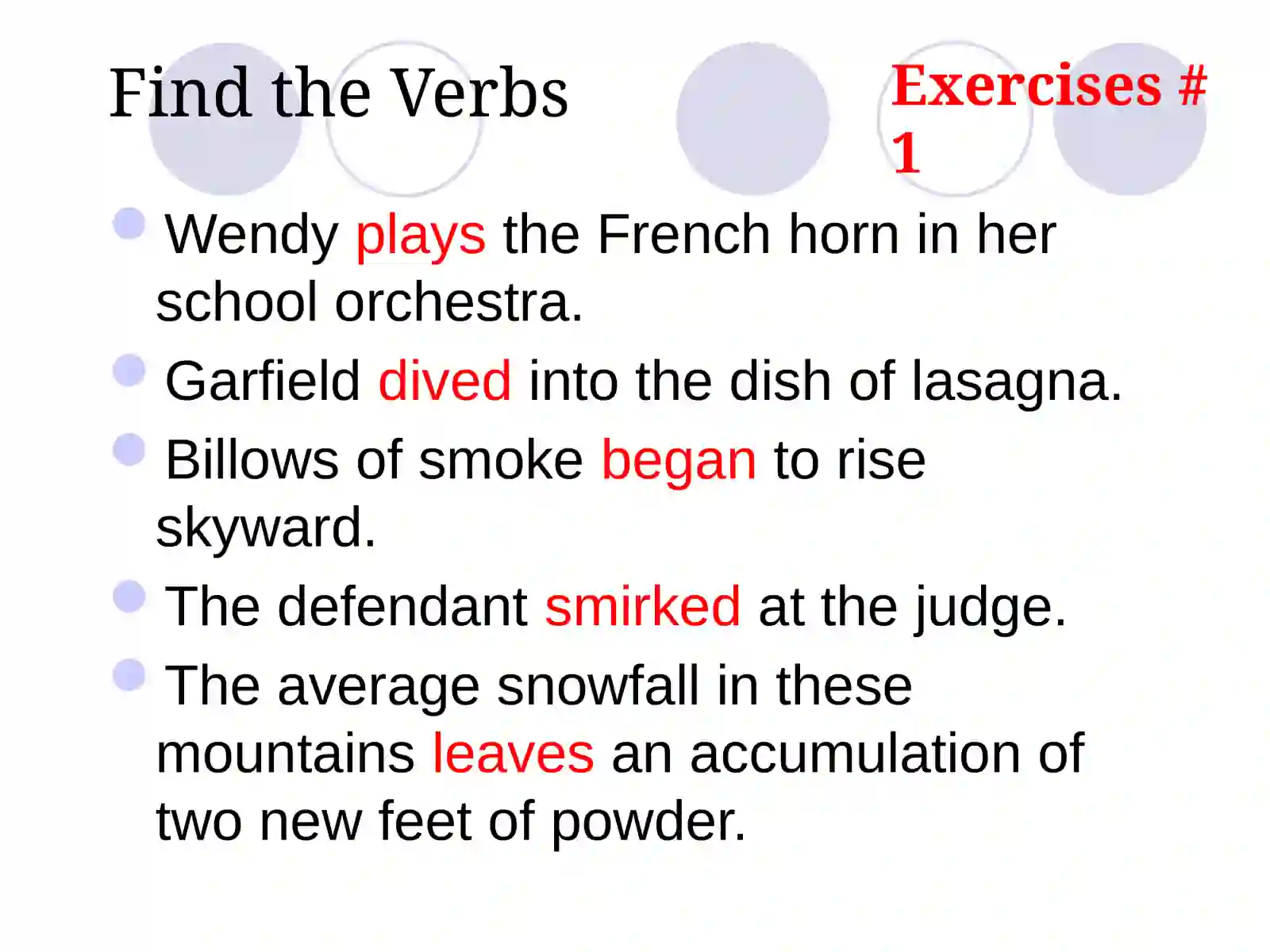 Simple Past Tense 3