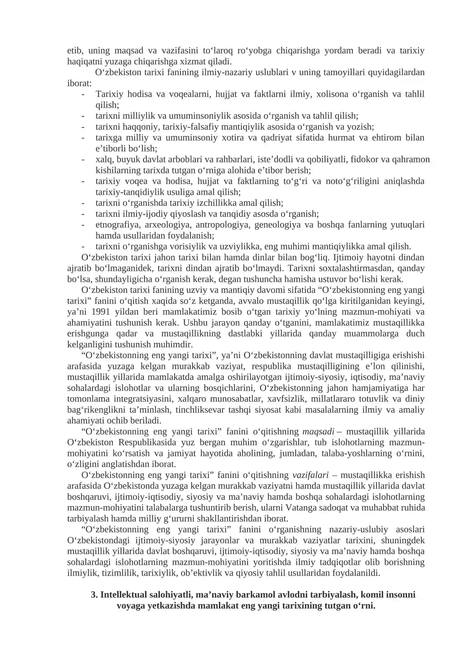 O‘zbekistonning eng yangi tarixi 3