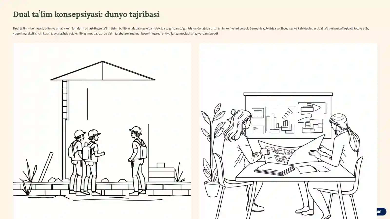 Qurilish sohasida dual taʼlim dasturlari va smeta ishi: global taʼlim jarayonlari moslashuvi 3