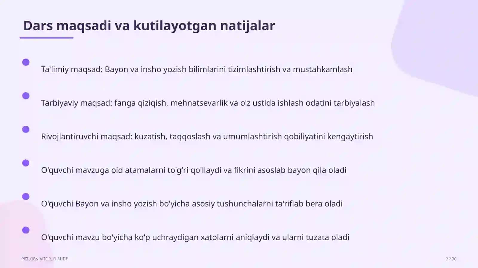 Bayon va insho yozish (4-sinf) 3