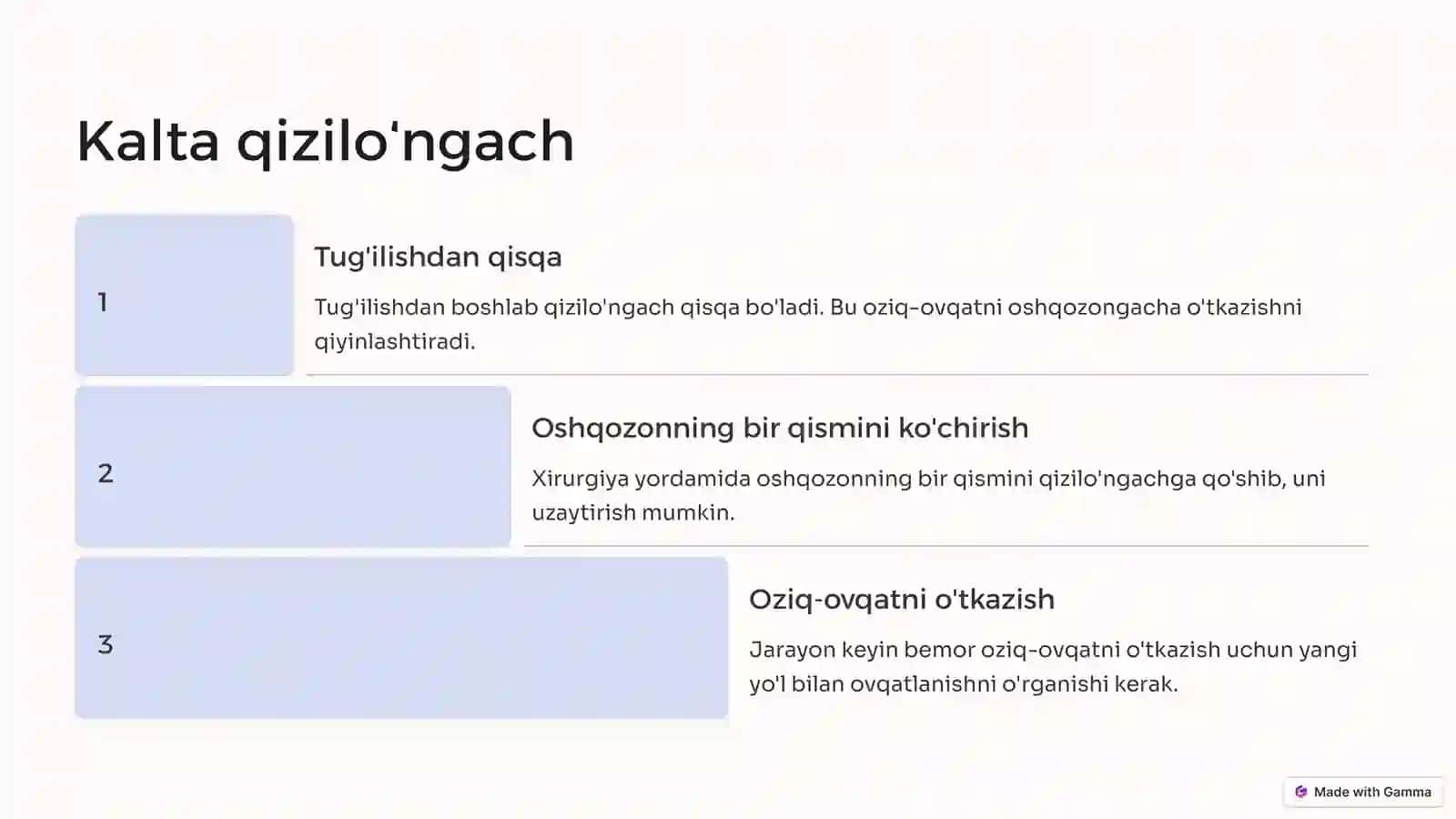 Qizilo'ngachning tug'ma va orttirilgan nuqsonlari xirurgiyasi 3