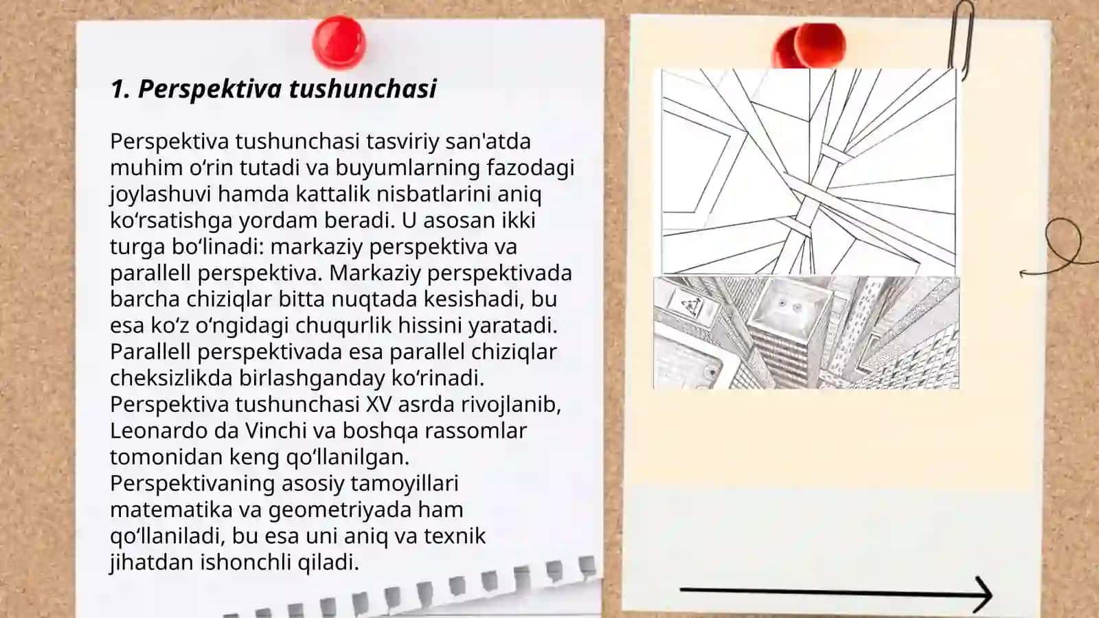 Perspektiva turlari 3