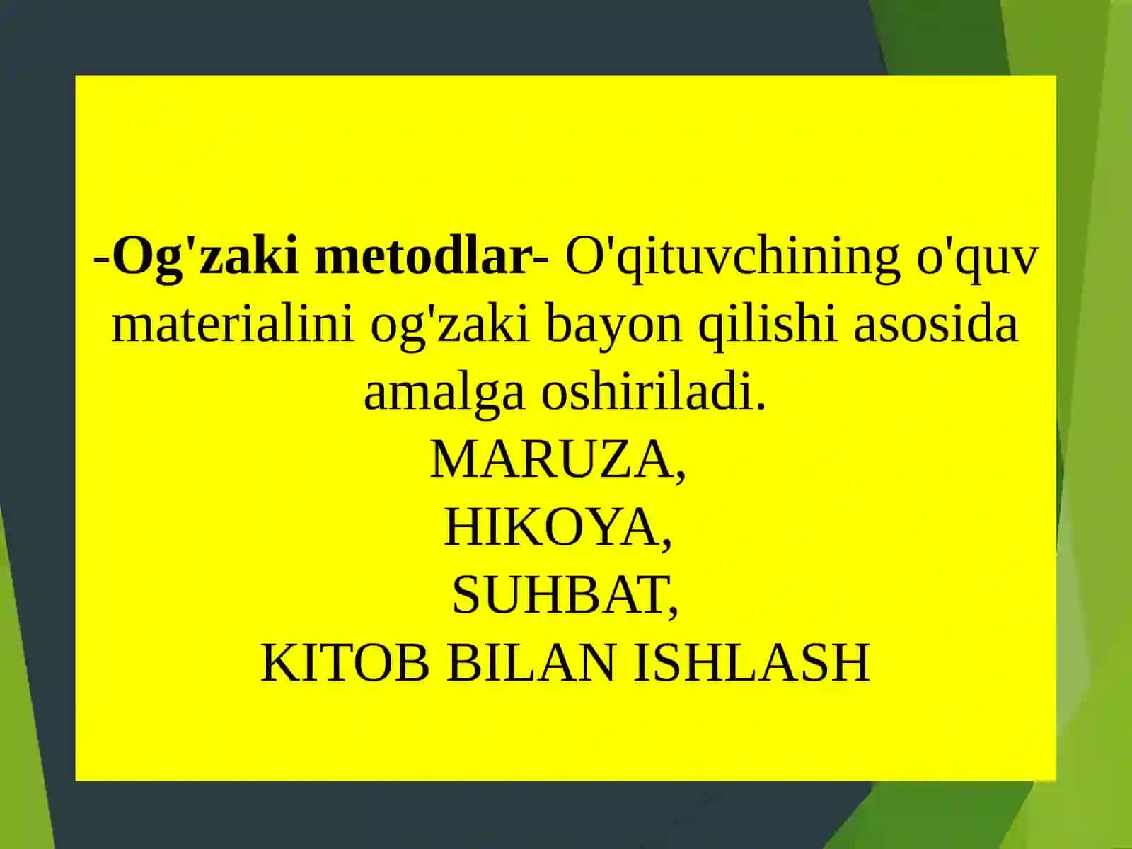 O'QITISHNING AMALIY METOD TURLARI HAMDA TAVSIFI 3