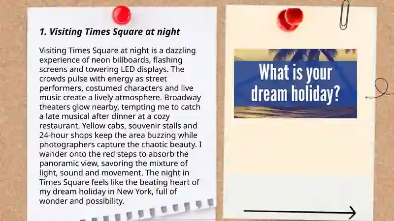 Visiting Times Square at night 3