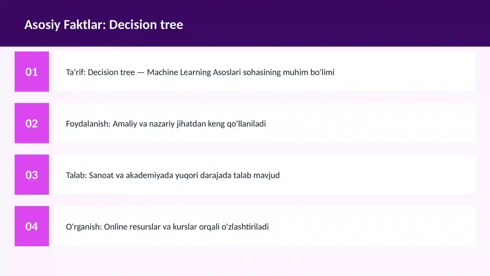 Decision tree 3