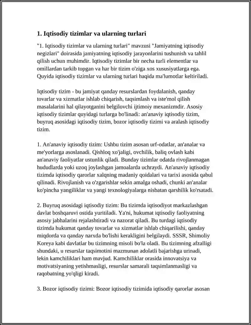 JAMIYATNING IQTISODIY NEGIZLARI 3
