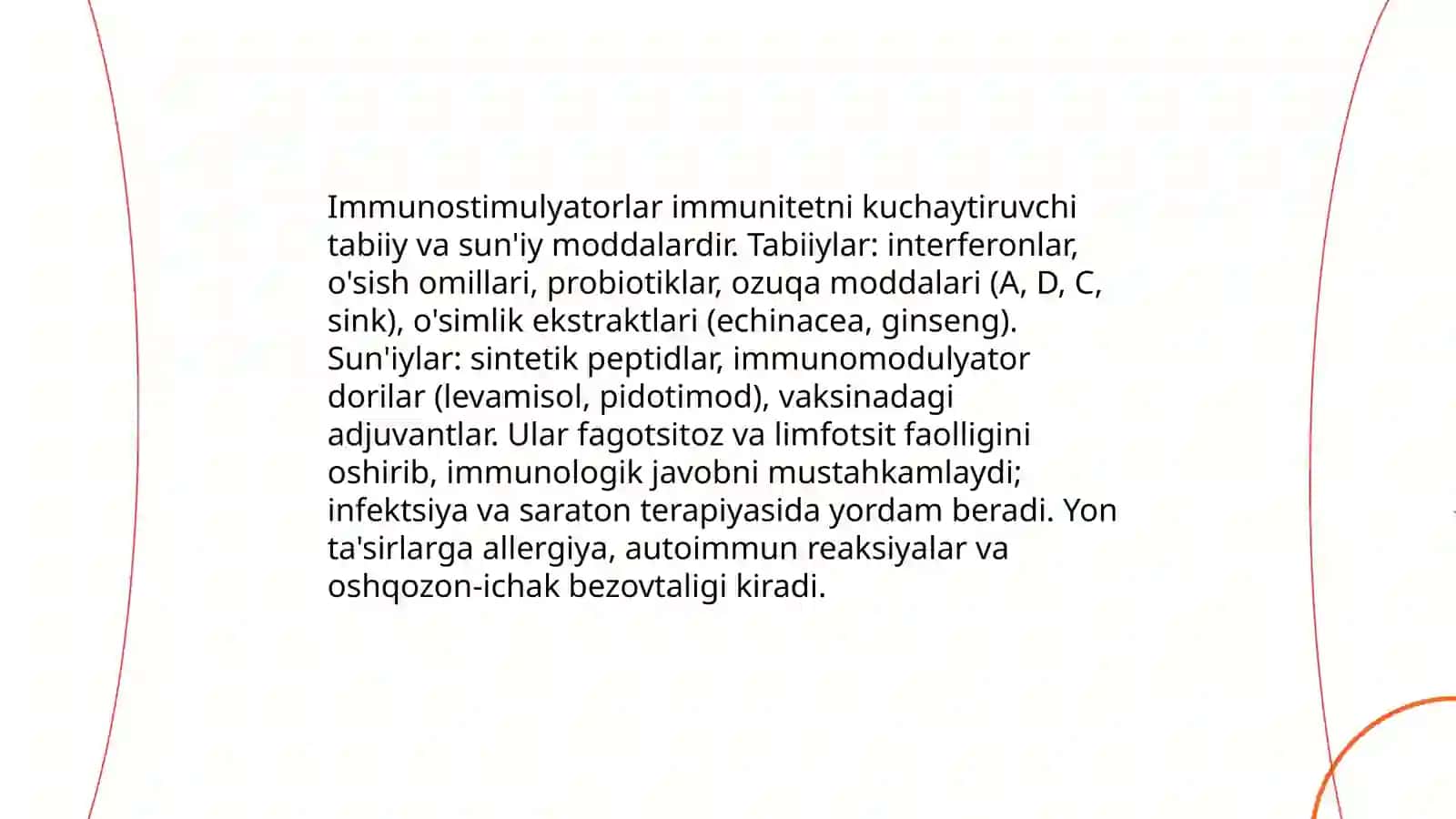 Immunitetga ta‘sir etuvchi vositalar 3