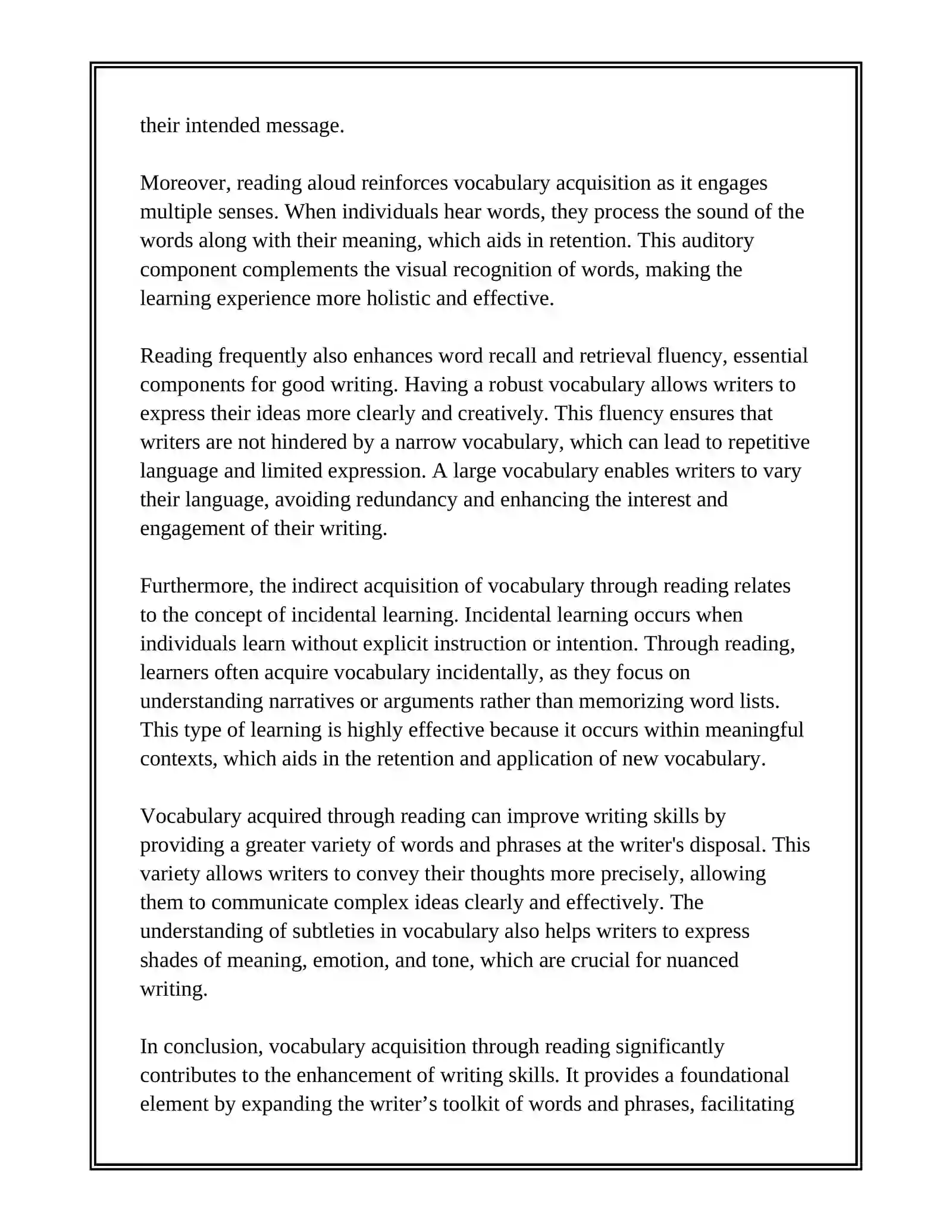 THEM READING IMPROVES WRITING SKILLS 3