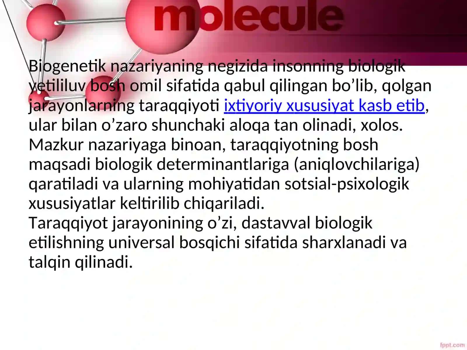 Psixogenetik nazariyalar 3