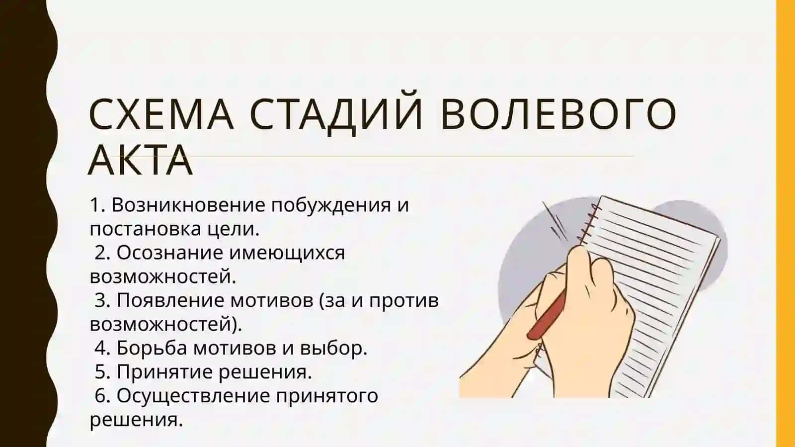 СТАДИИ ВОЛЕВОГО АКТА Т.АЛИХАН 3