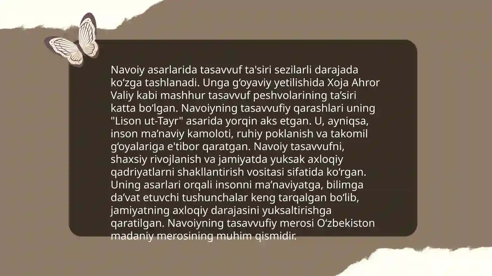 Navoiy va munojot janri 3