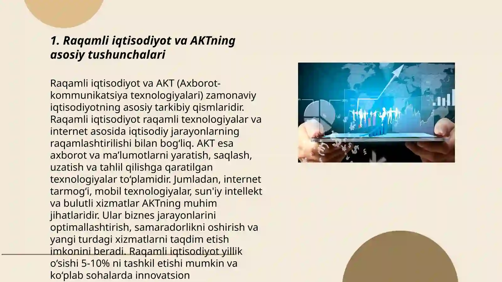 Raqamli iqtisodiyot va AKT oʻrtasidagi bogʻliqlik 3
