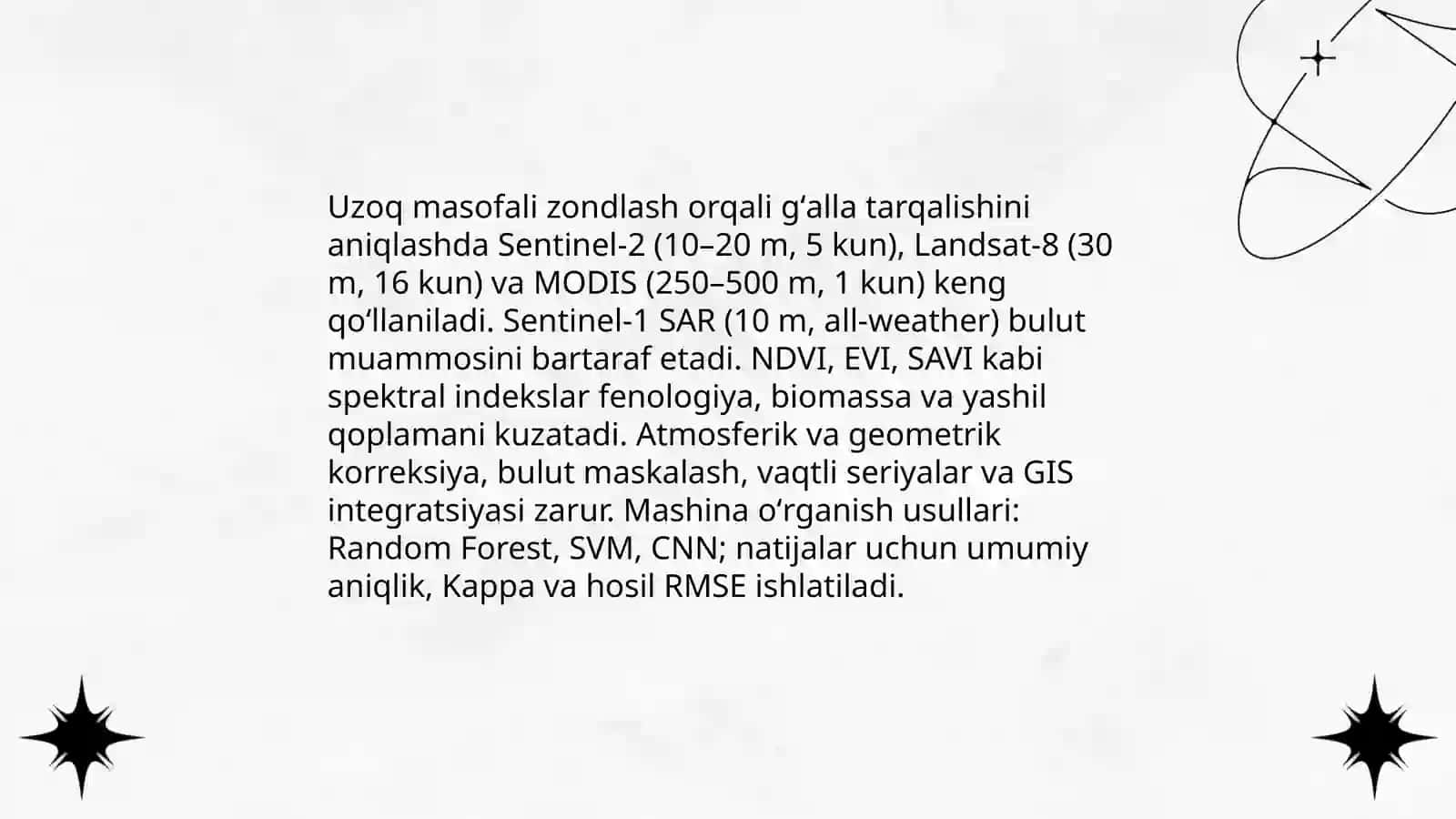 Gʻalla ósimliklarini tarqalishi va kópayishini oldindan aniqlash 3
